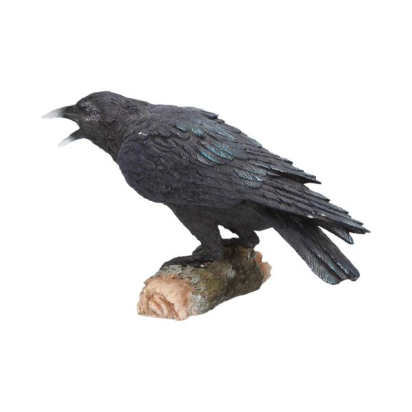 Raven's Call Figurine Gothic Bird Ornament - Image 2