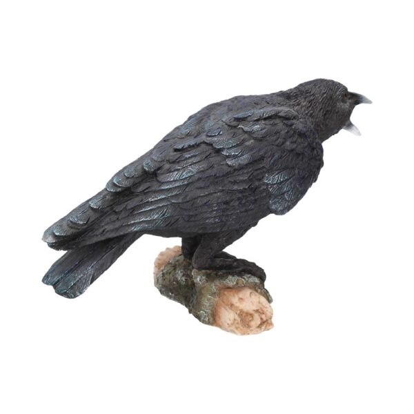 Raven's Call Figurine Gothic Bird Ornament - Image 4