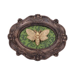Moth Macabre Baroque Framed Death's Head Moth Wall Plaque