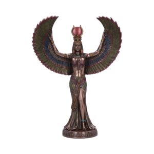 Graceful Isis Figurine  Embodiment of Magic, Wisdom, and Divinity