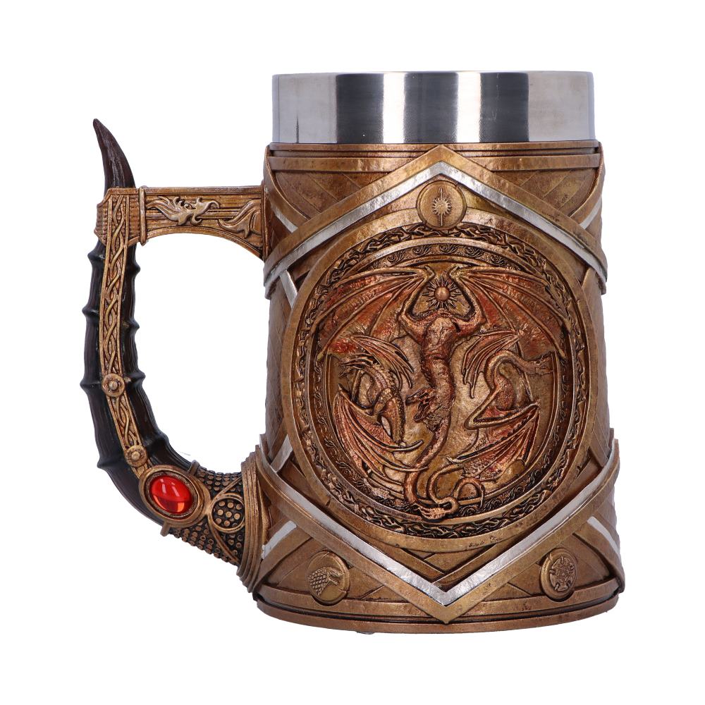 House of the Dragon Targaryen Crown and Dagger Tankard 16cm - Image 3