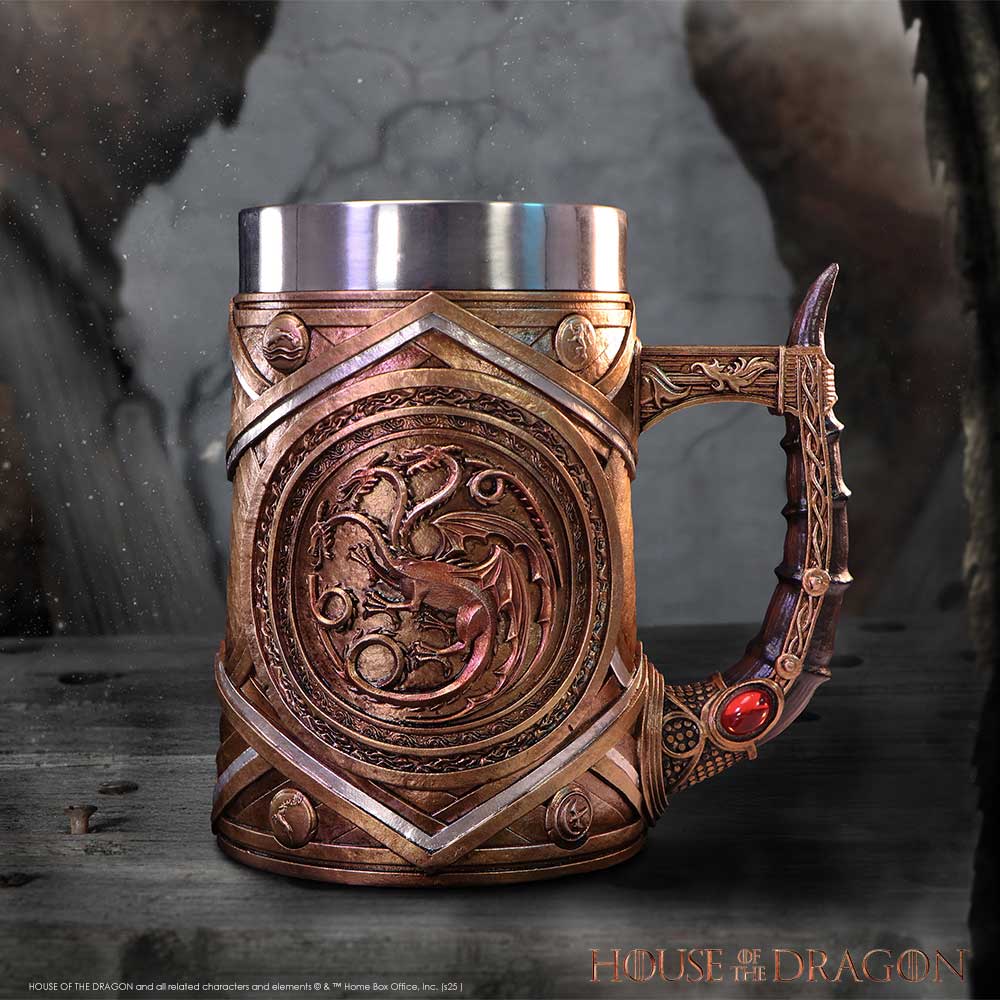 House of the Dragon Targaryen Crown and Dagger Tankard 16cm - Image 5