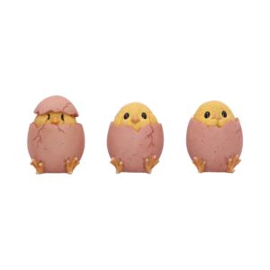 Three Wise Chicks Collectible Figurines 6.7cm