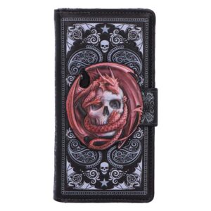Skull Embrace Embossed Purse by Anne Stokes