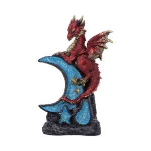 Lunar Perch Decorative Dragon Resin Figurine