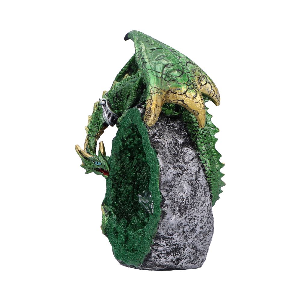 Emerald Overseer Dragon Decorative Resin Figurine - Image 3