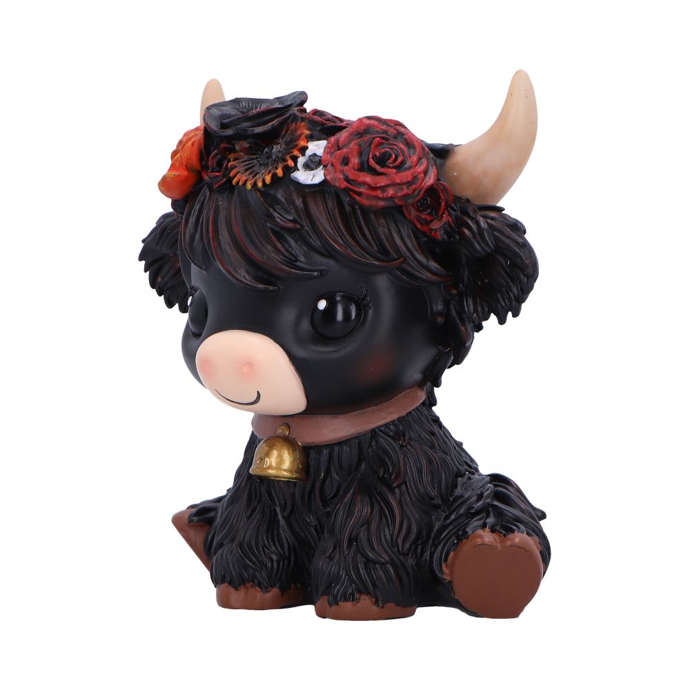 Dahlia Black Flower Cow 10.8cm - Image 2