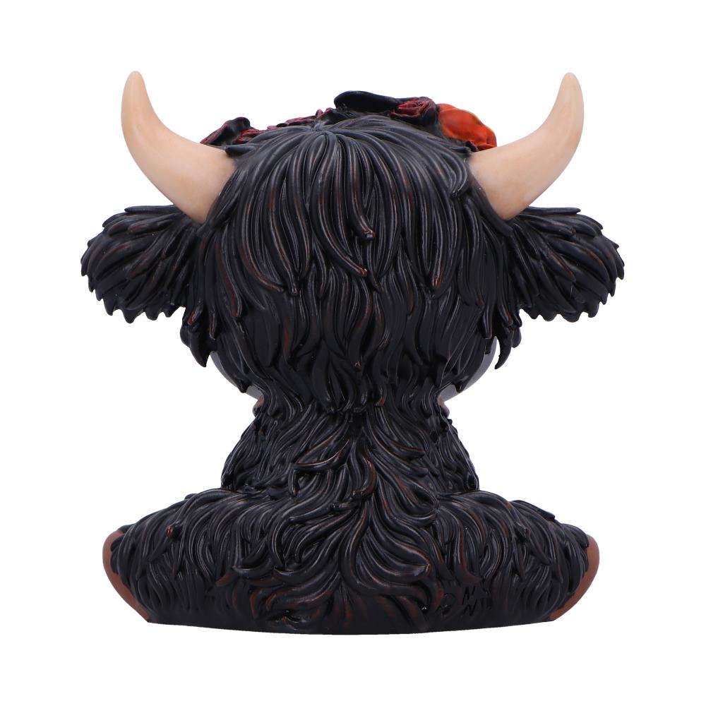 Dahlia Black Flower Cow 10.8cm - Image 3