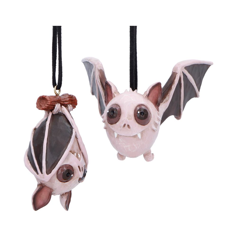Sneak and Peak Halloween Hanging Ornaments (Set of 2) 6.7cm