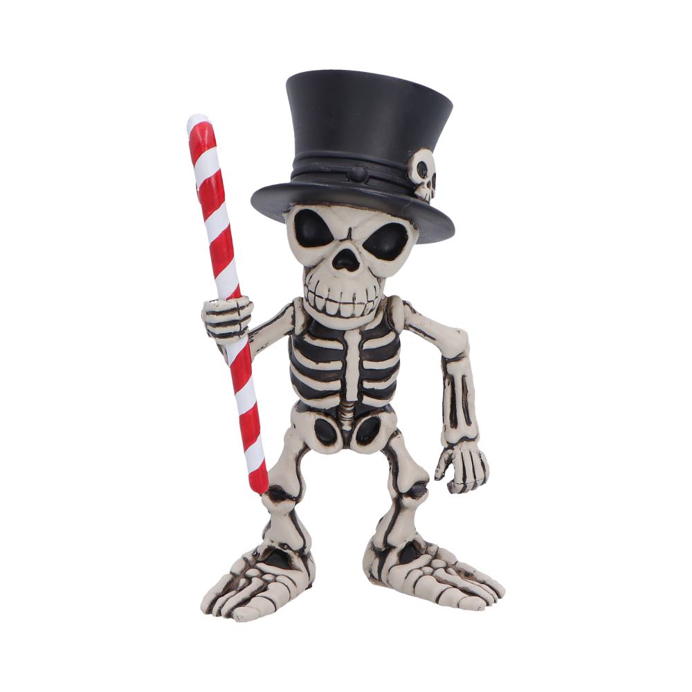 Candy Man Christmas Skeleton Figurine 10.5cm