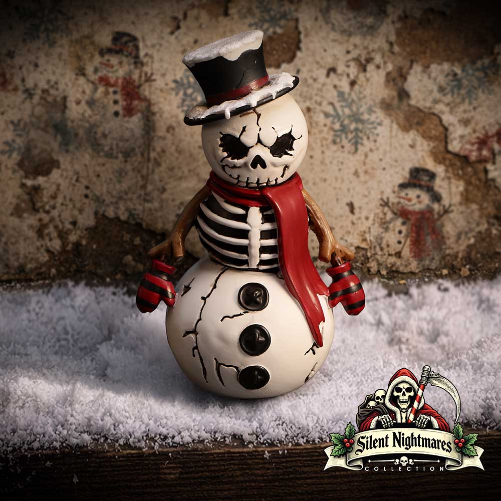 Jack Frost Christmas Snowman Figurine 10.3cm - Image 5
