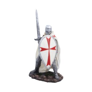 White Knight Templar Figurine 18.5cm
