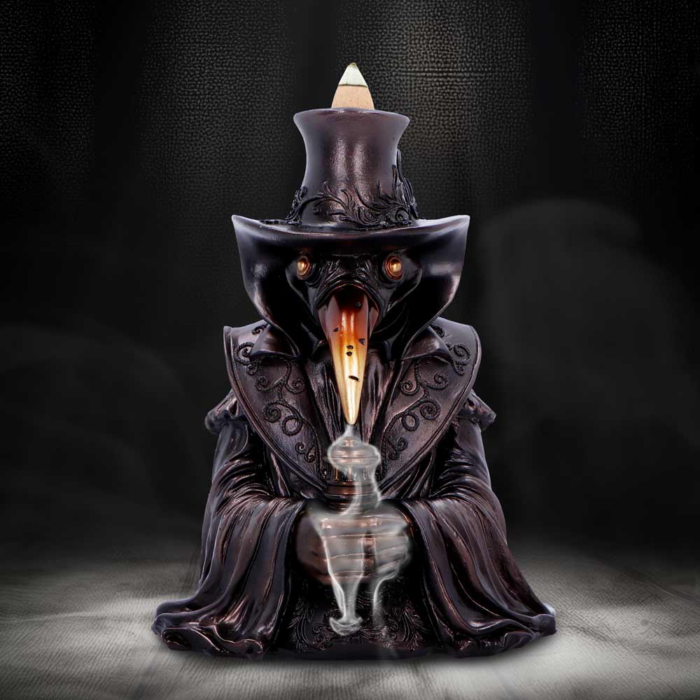 Miasma Plague Doctor Backflow Incense Burner 17.8cm - Image 5
