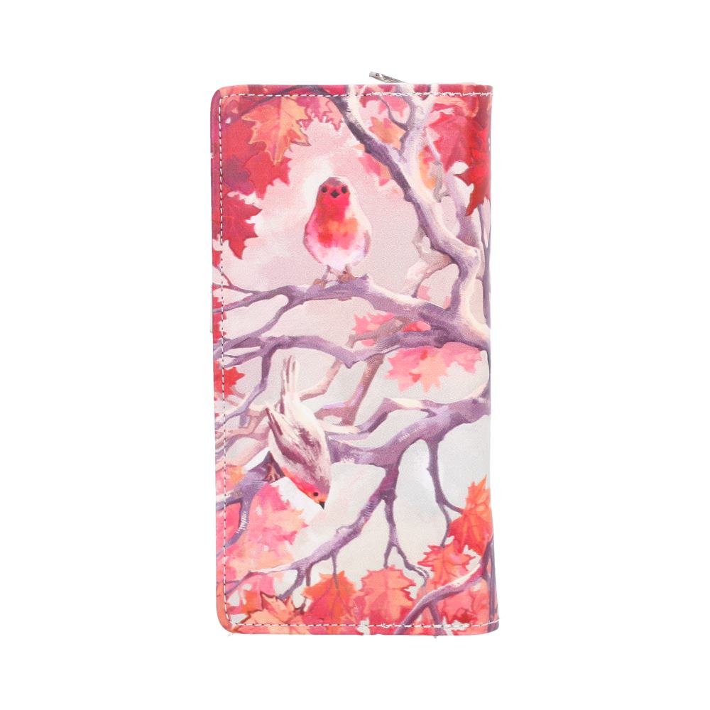When Robins Appear Embossed Purse 18.5cm - Image 3