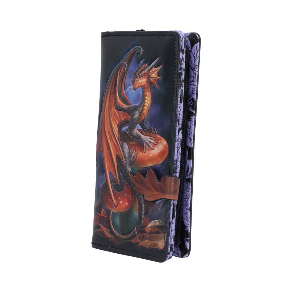 Anne Stokes Mushroom Dragon Embossed Purse 18.7cm - Image 2