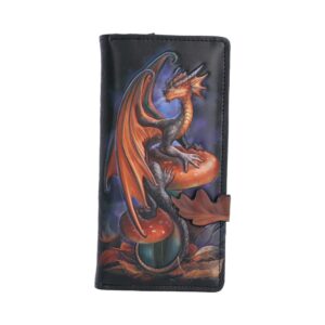 Anne Stokes Mushroom Dragon Embossed Purse 18.7cm