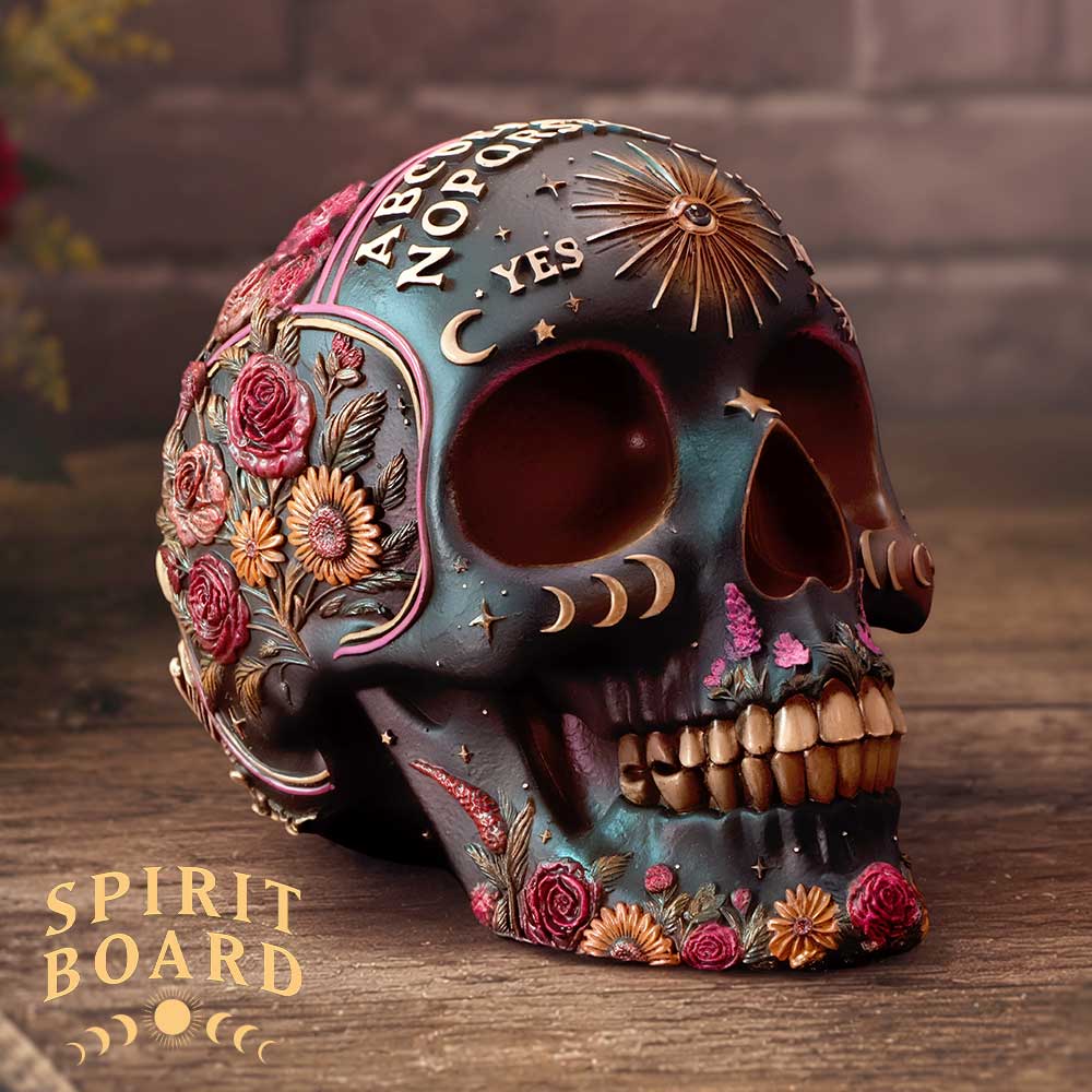 Spirit Board Bloom Skull 14.8cm - Image 5