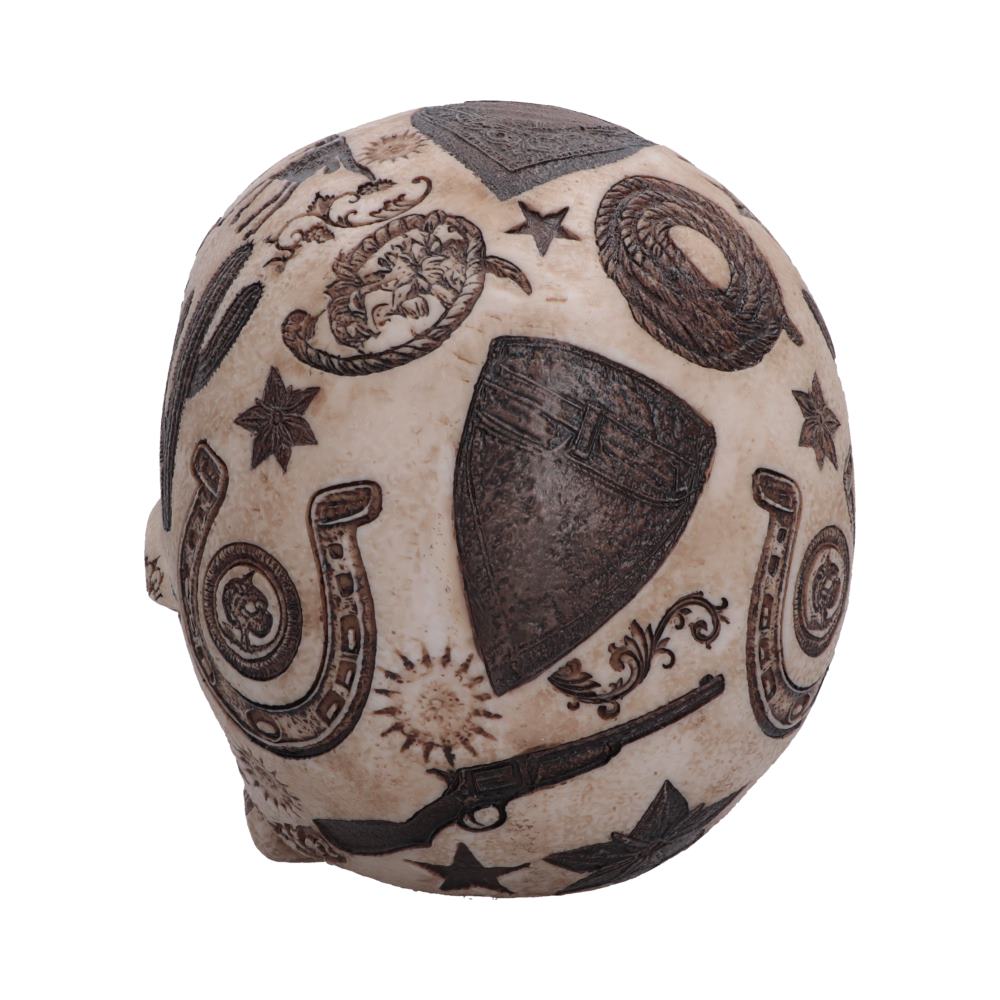 Wild West Lone Ranger Skull 14.7cm - Image 3