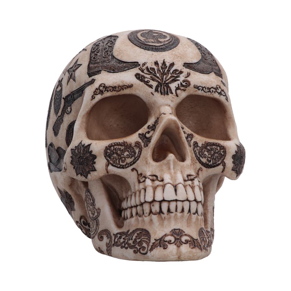 Wild West Lone Ranger Skull 14.7cm