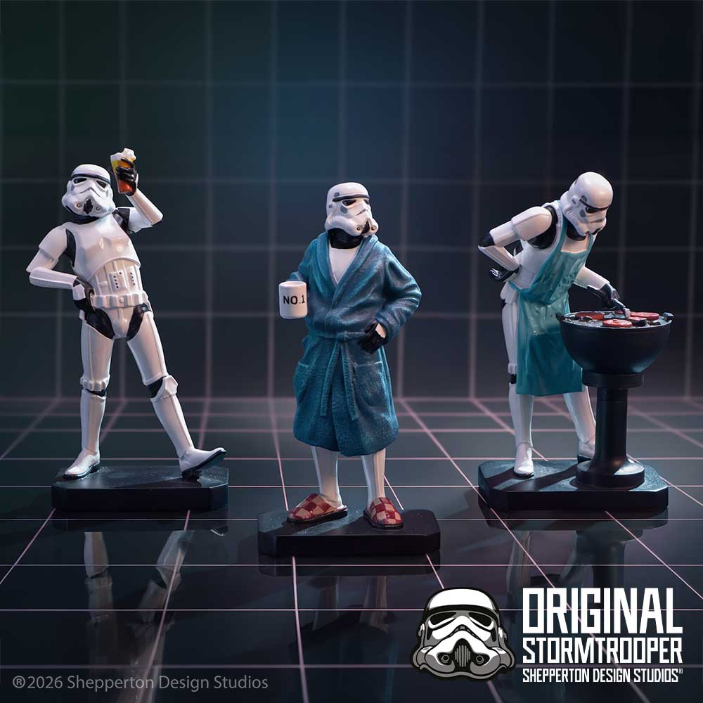 Original Stormtrooper Living for the Weekend Figurine set 10.5cm - Image 5