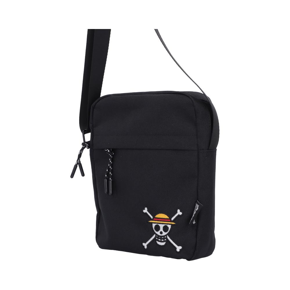 One Piece Luffy Jolly Roger Crossbody Bag In Black 22.8cm - Image 2