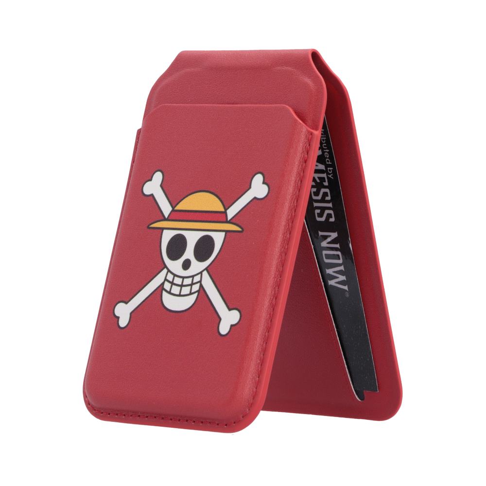 One Piece Luffy Jolly Roger Magsafe Card Holder 10.2cm Red