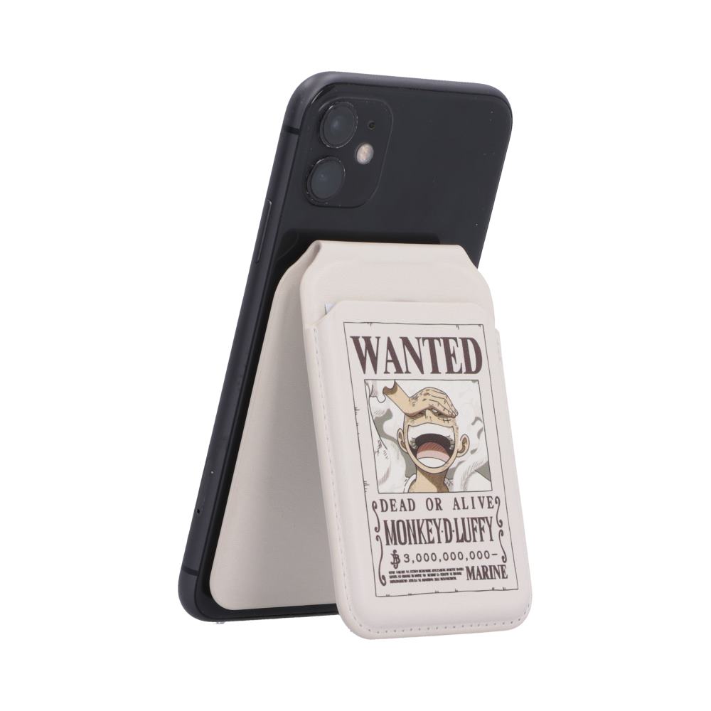 One Piece Luffy Wanted Poster Magsafe Card Holder 10.2cm - Image 2