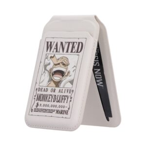 One Piece Luffy Wanted Poster Magsafe Card Holder 10.2cm