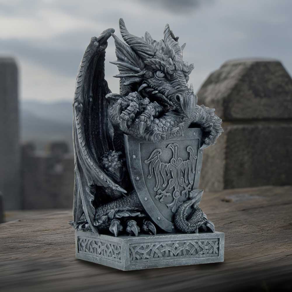Ironshield Guardian Dragon Figurine 40.2cm - Image 5