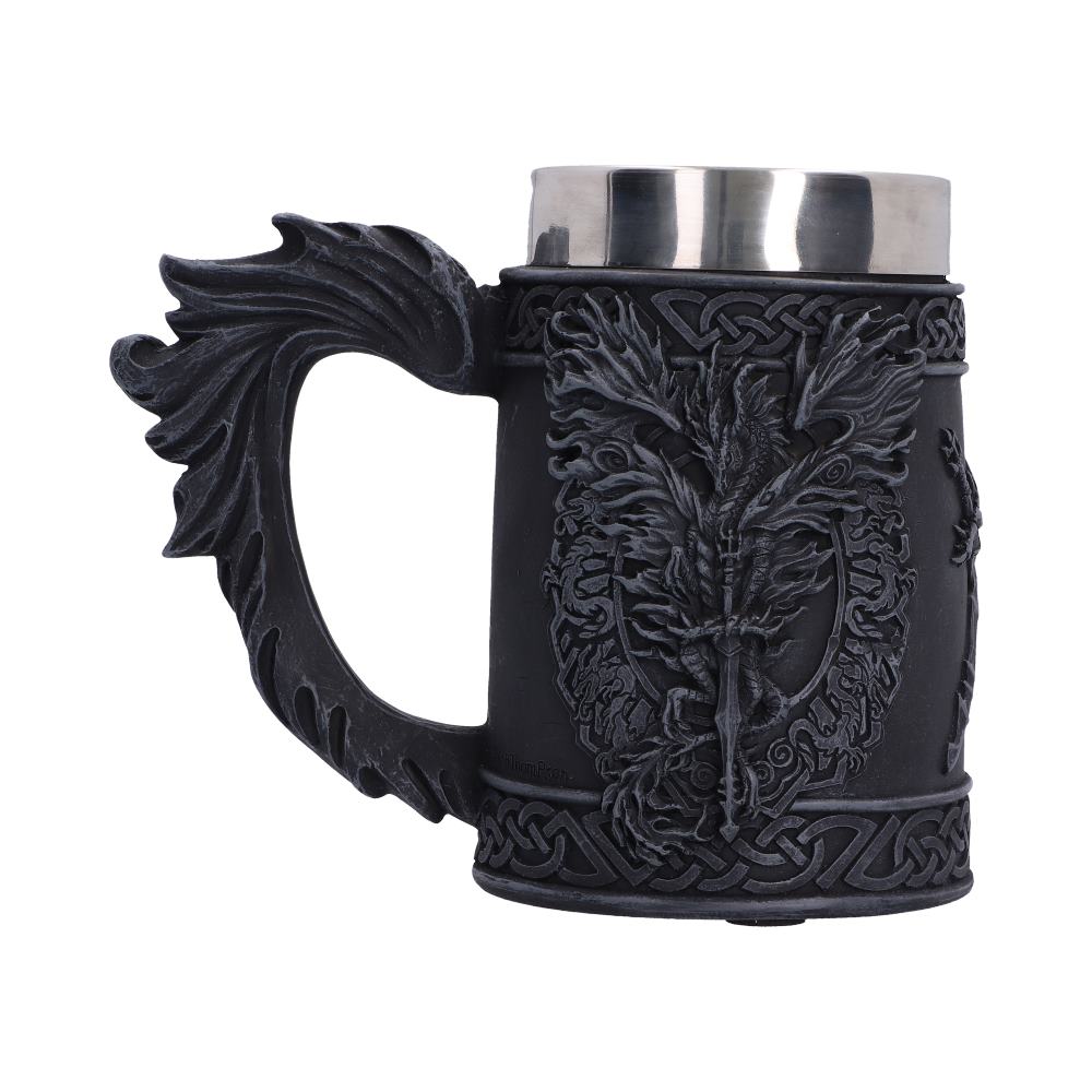 Dragon Blade Tankard From Ruth Thompson 14.6cm - Image 3