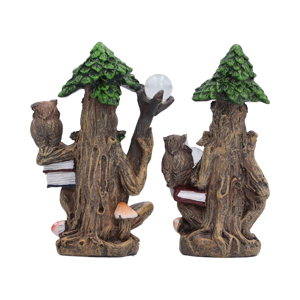 Ancient Scholars Set of 2 Tree Figurines 8.3cm - Image 3