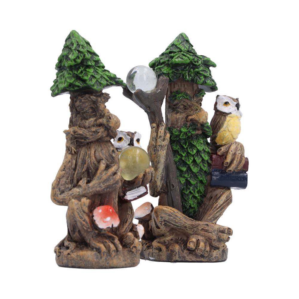 Ancient Scholars Set of 2 Tree Figurines 8.3cm - Image 4