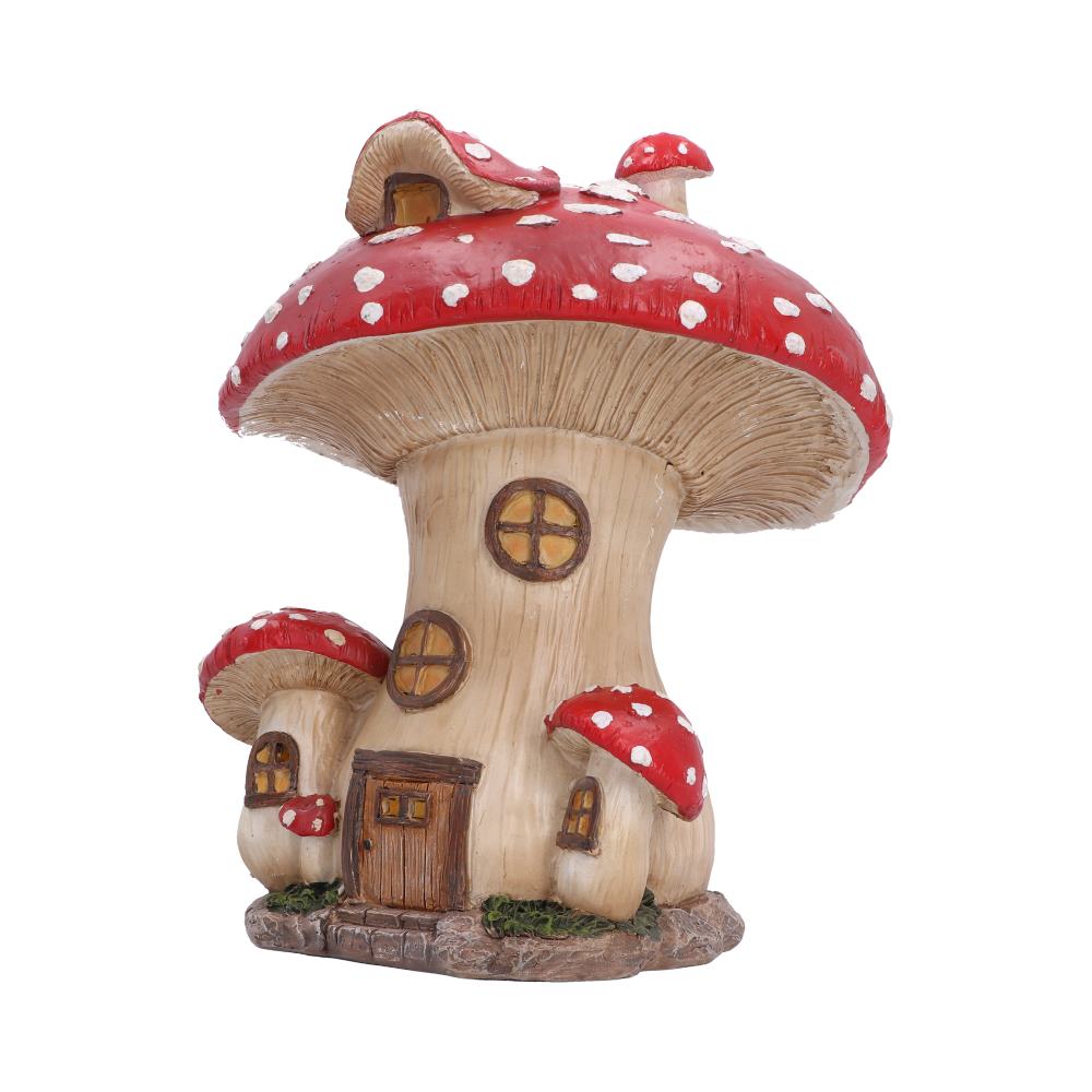 Mushroom Toadstool Cottage Figurine 21cm - Image 2