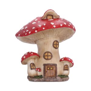 Mushroom Toadstool Cottage Figurine 21cm