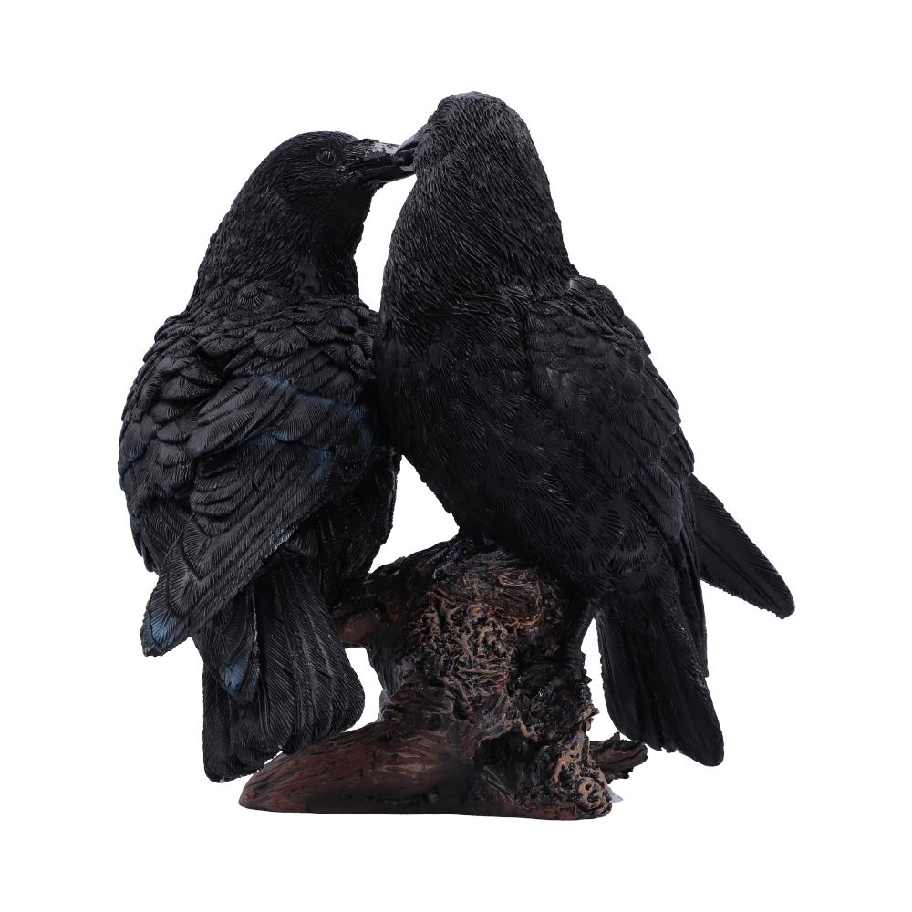 The Midnight Kiss Raven Figurine 13.9cm - Image 2