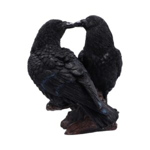 The Midnight Kiss Raven Figurine 13.9cm