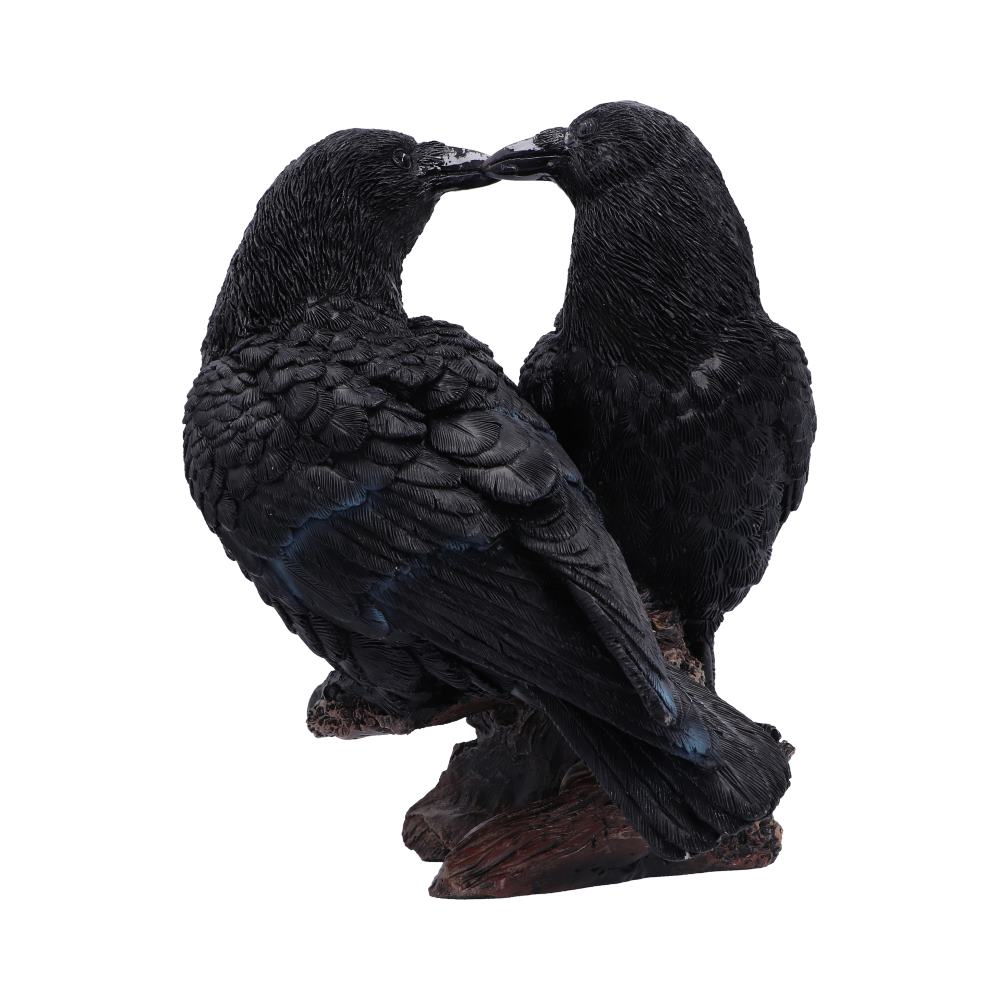 The Midnight Kiss Raven Figurine 13.9cm