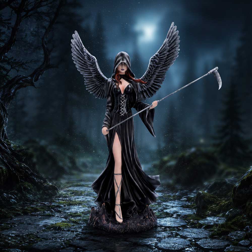 Unforgiving Black Angel Figurine 59cm - Image 5