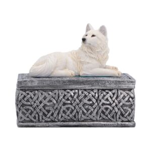 Ghost Wolf Trinket Box 10cm