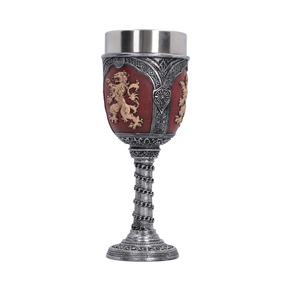 Heraldic Lion Medieval Goblet 19.9cm - Image 2