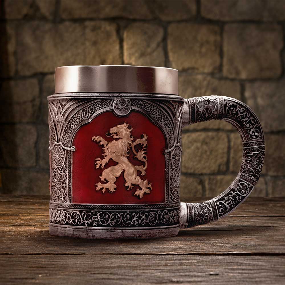 Heraldic Lion Medieval Tankard 11.7cm - Image 5