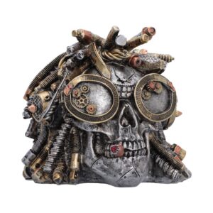 Deadlocked Steampunk Skull 14.4cm