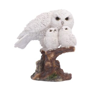 Nest of Love Owl Family Figurine 21.8cm