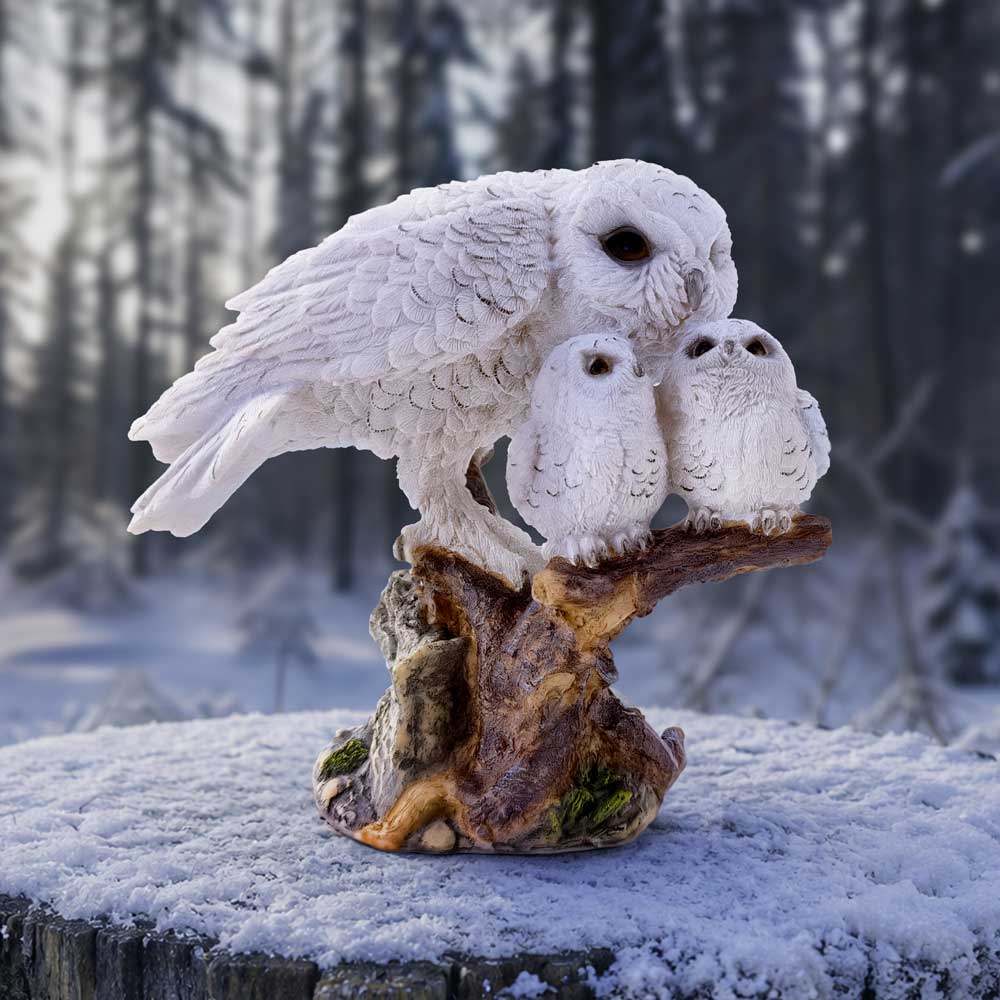 Nest of Love Owl Family Figurine 21.8cm - Image 5
