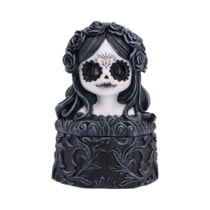 Flor De Muerte Day of the Dead Trinket Box 12.4cm