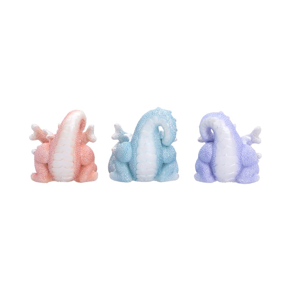 Three Wise Coralscale Dragonlings Figurines 5.8cm - Image 3