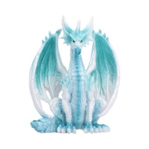 Sitting Ice Dragon Figurine 17.7cm