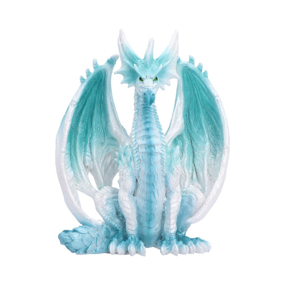 Sitting Ice Dragon Figurine 17.7cm