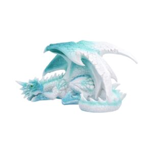 Lying Ice Dragon Figurine 16.2cm