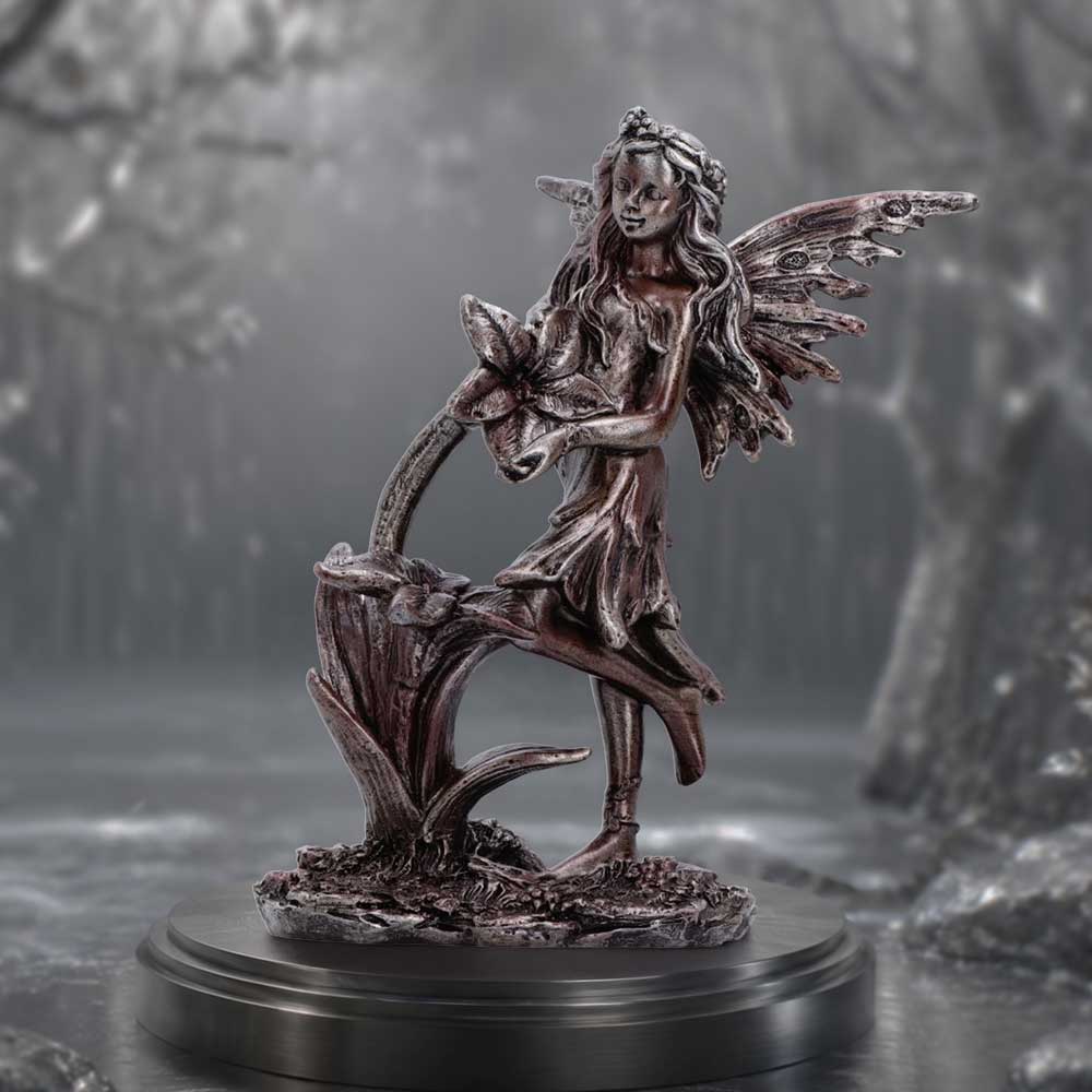 Fairy with Flower Figurine 15cm - Image 5